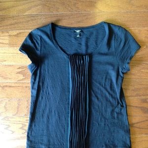 Talbots black short sleeve shirt.